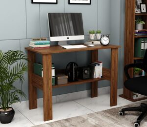 study table design from wooden street