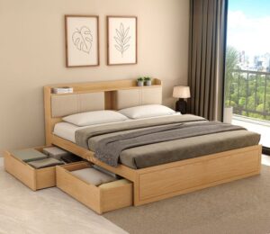 bed design from wooden street