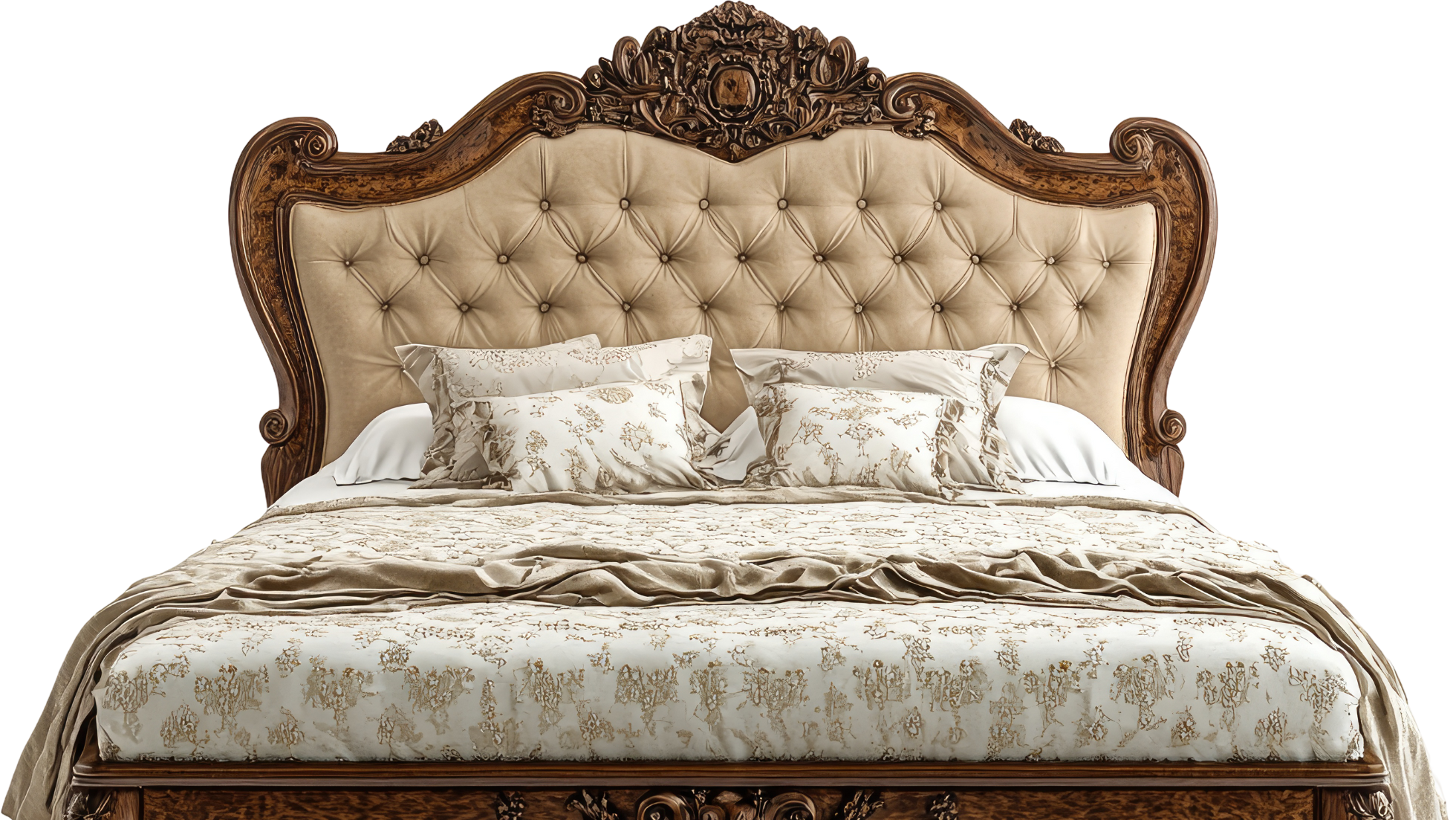 Floor Standing Winged Headboard