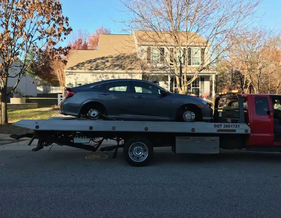 professional towing services near Baltimore