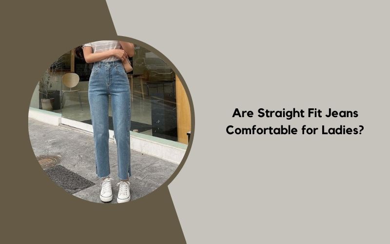 Straight Fit Jeans for Ladies