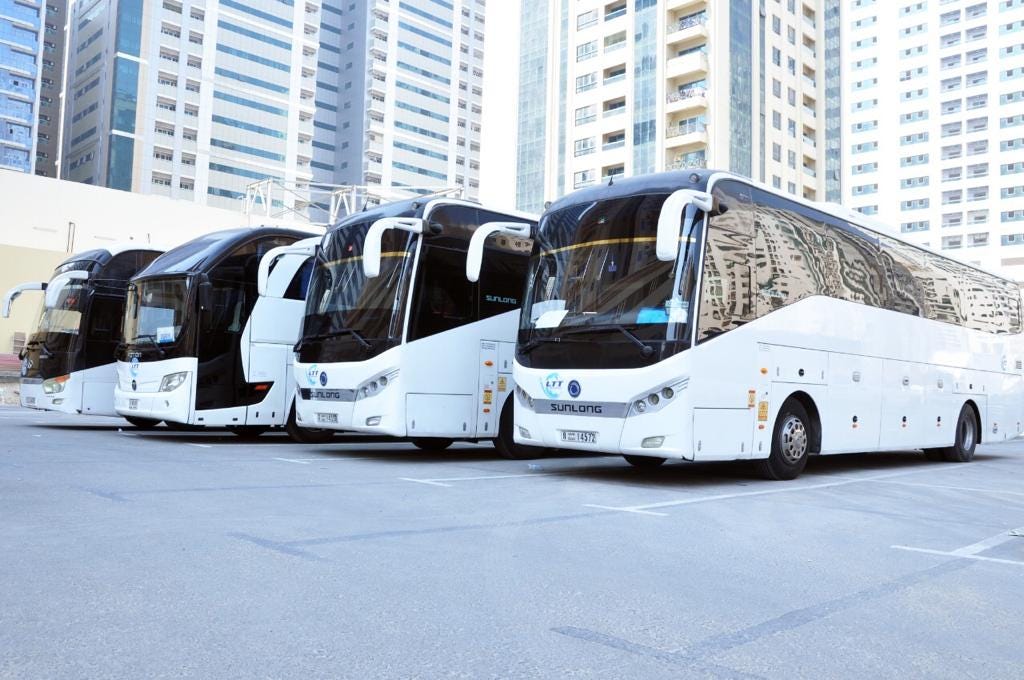 Coach hire in dubai