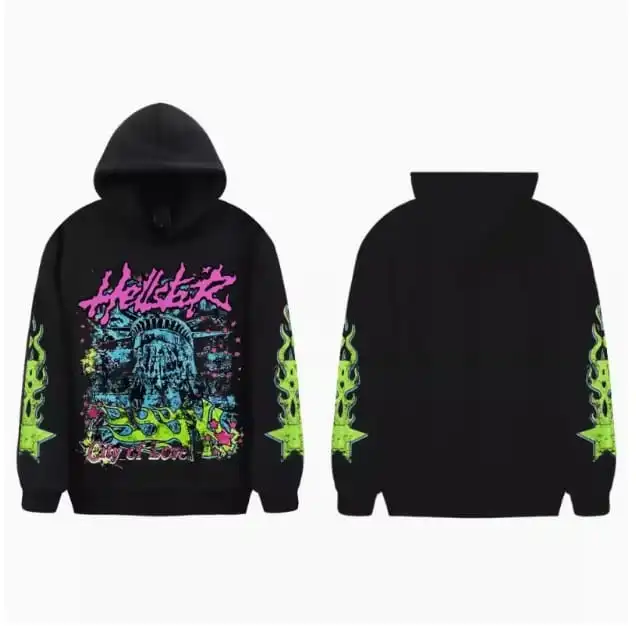 Black Hellstar Hoodie For Men’s