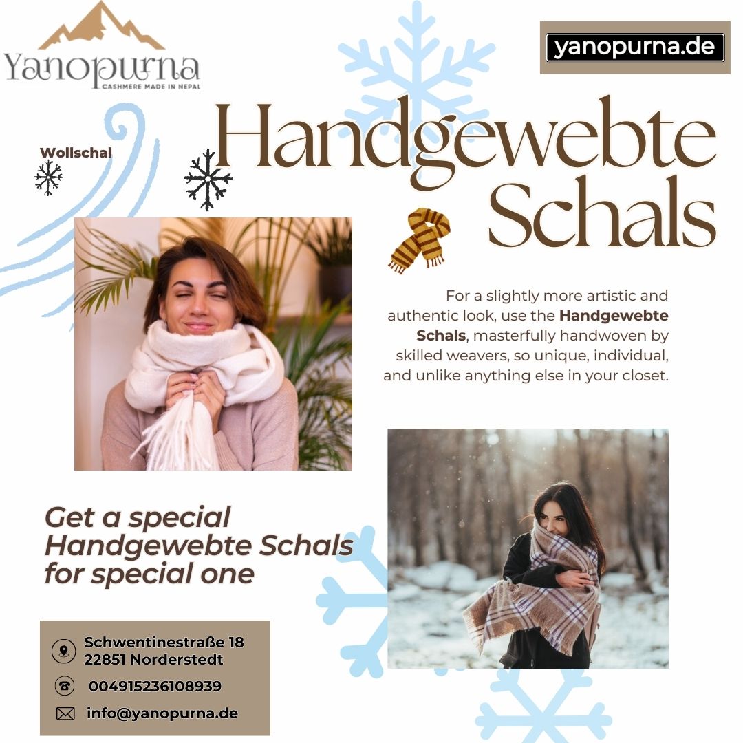 Handgewebte Schals yanopurna