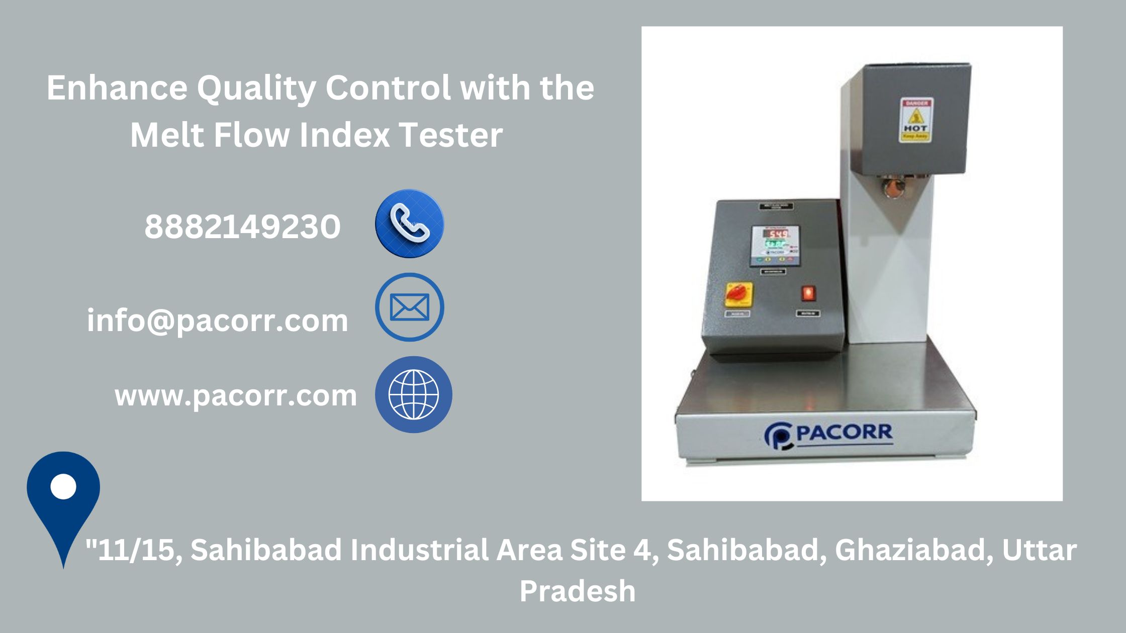 Melt Flow Index Tester