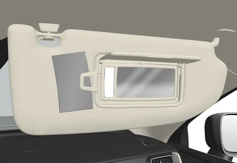 Nissan Pathfinder sun visor