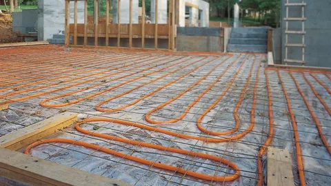 hydronic radiant floor heating panels