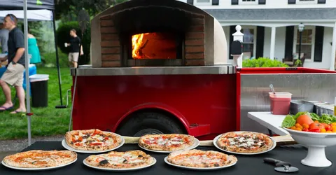  woodfire pizza catering Eastwood 