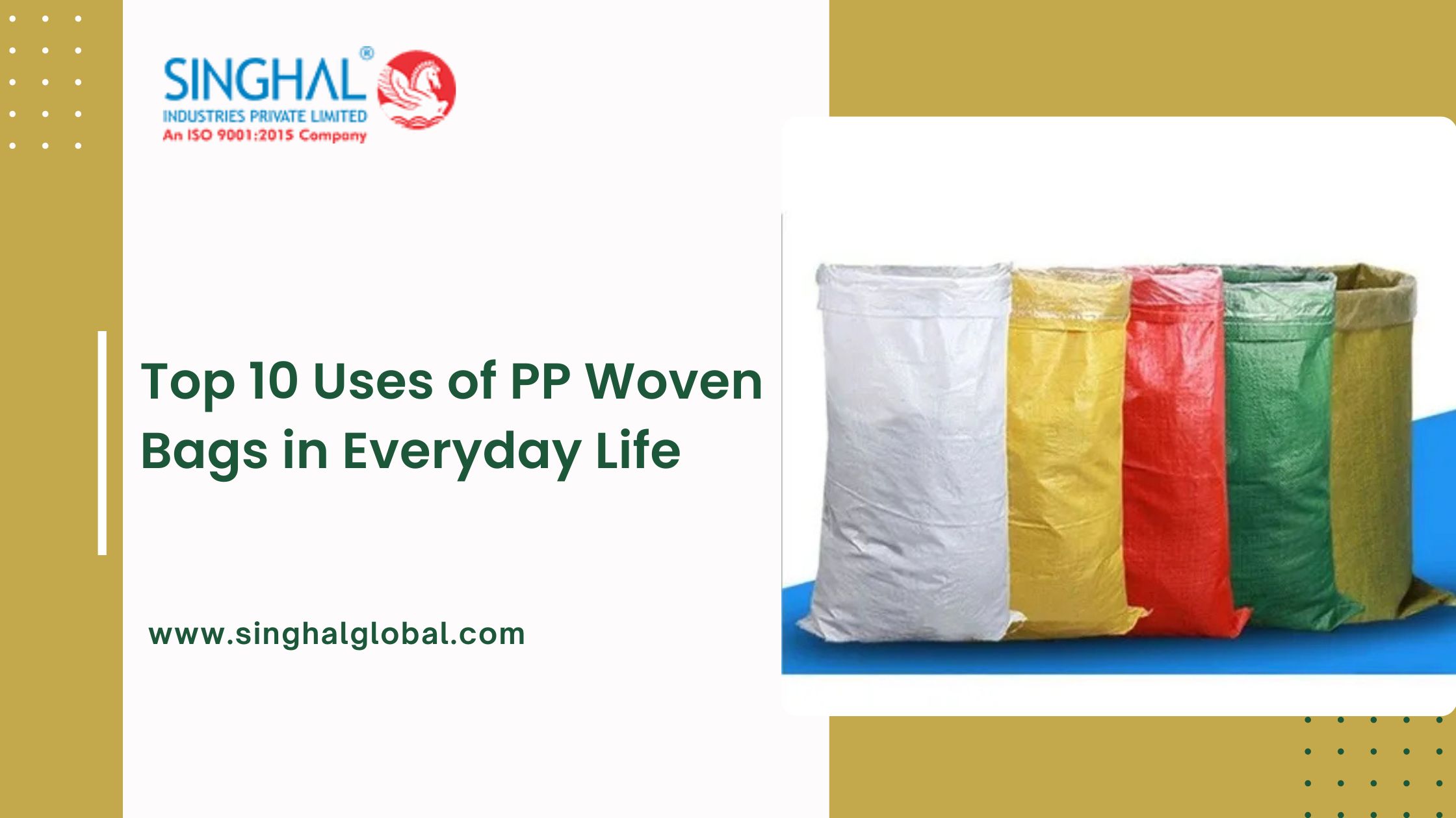 Top 10 Uses of PP Woven Bags in Everyday Life
