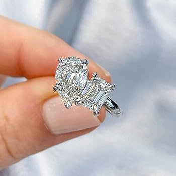 toi et moi engagement rings