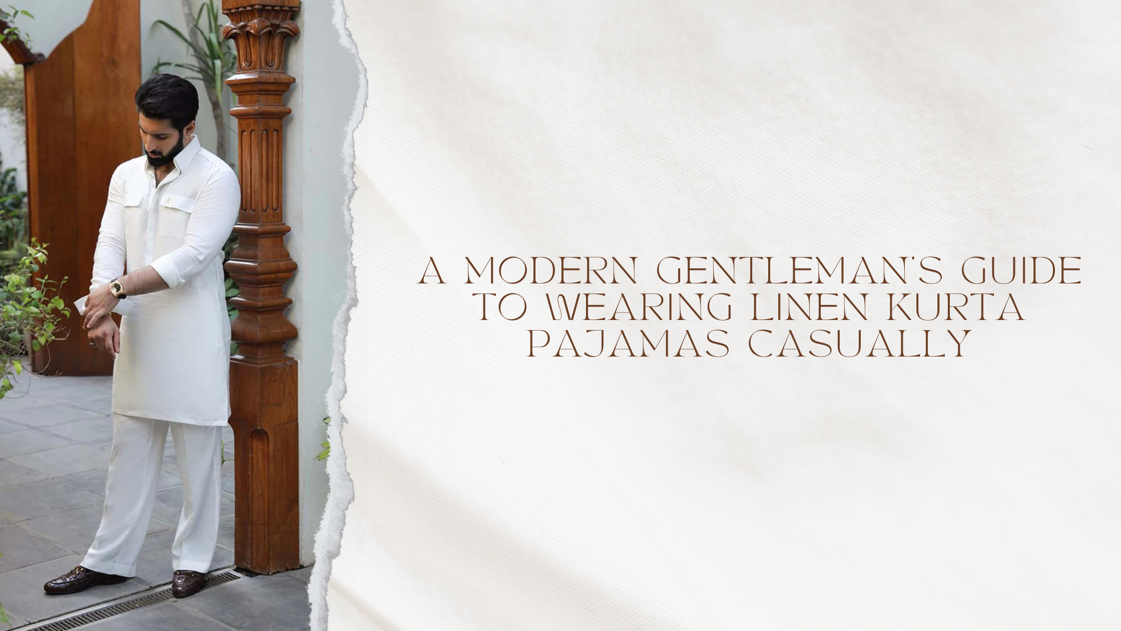 A modern gentleman’s guide to wearing linen kurta pajamas casually