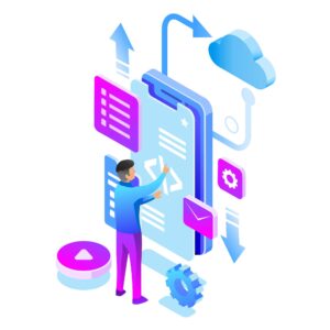 Mobile APP Development illustration