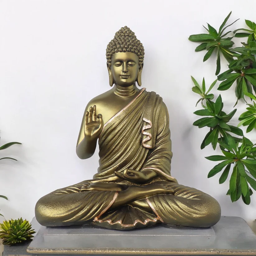 meditating buddha statue