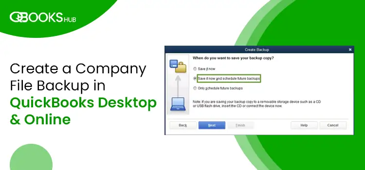 Create a Company File Backup in QuickBooks