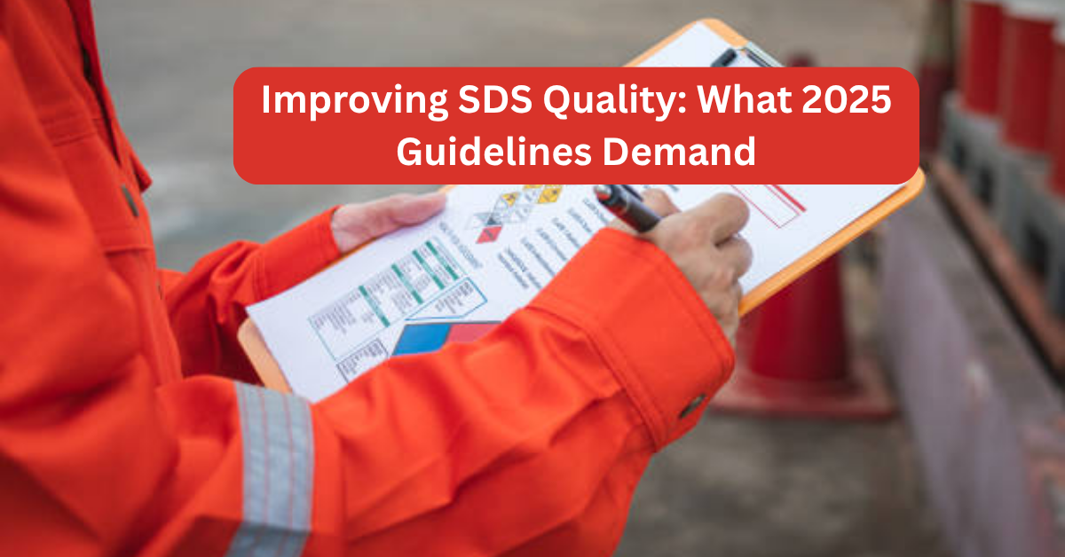 Improving SDS Quality: What 2025 Guidelines Demand