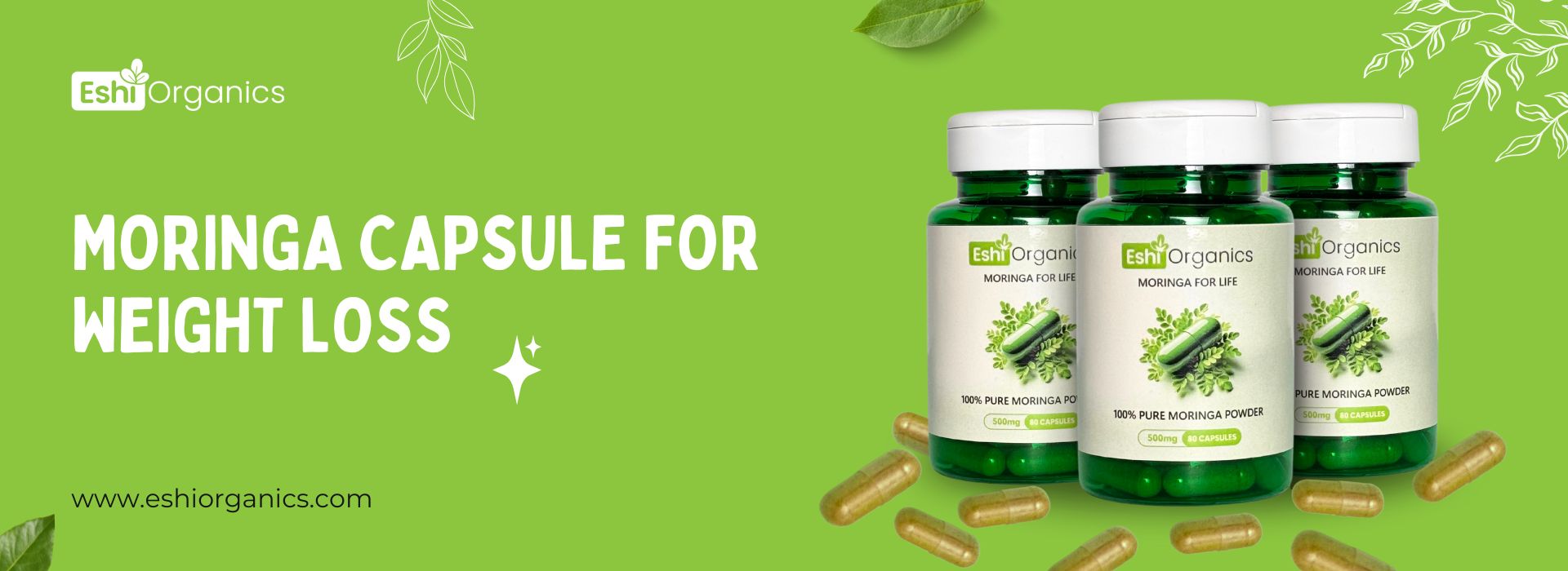 Moringa Capsules in Pakistan - Eshi Organics
