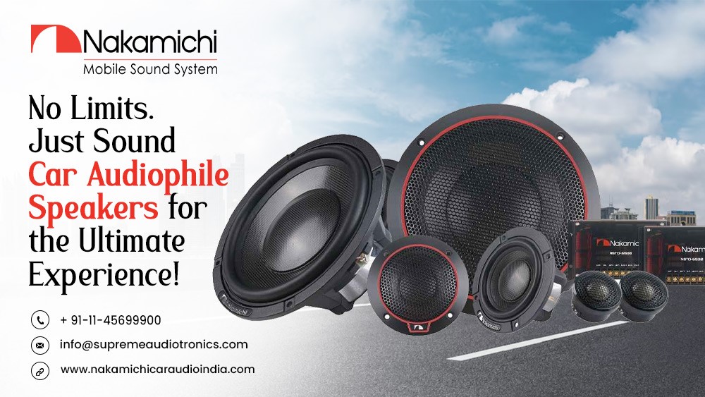 No Limits. Just Sound Car Audiophile Speakers for the Ultimate Experience