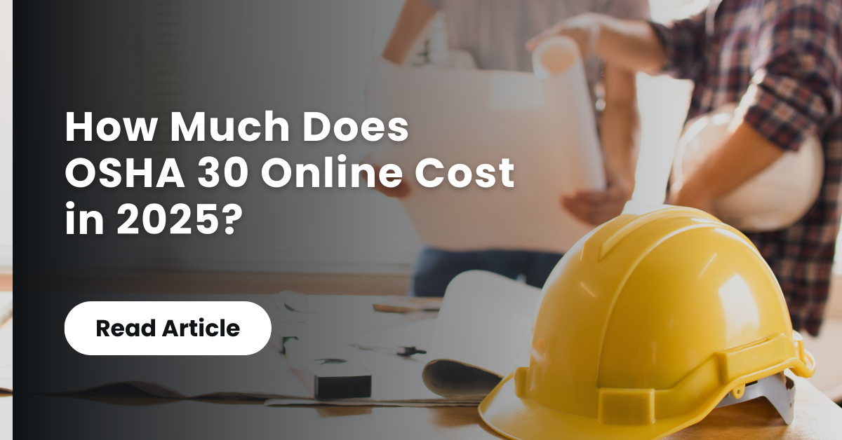 OSHA 30 online - Construction safety