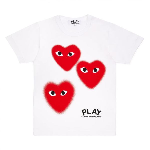 PLAY-THREE-FUZZY-HEART-SCREEN-PRINT-LIMITED-EDITION