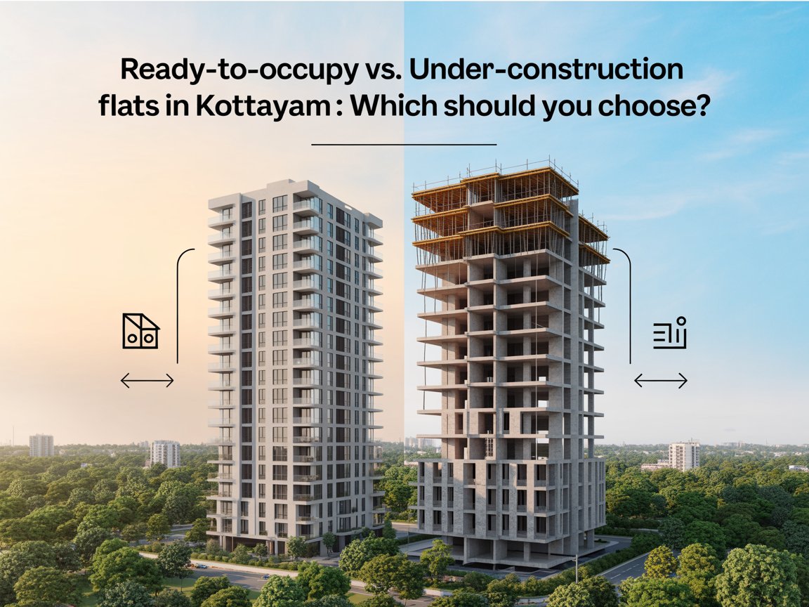 Ready-to-Occupy vs. Under-Construction Flats in Kottayam: Which Should You Choose?