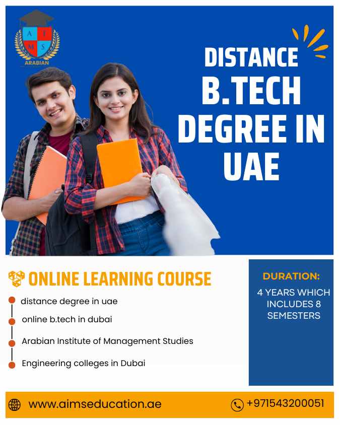 distance B.Tech degree in UAE