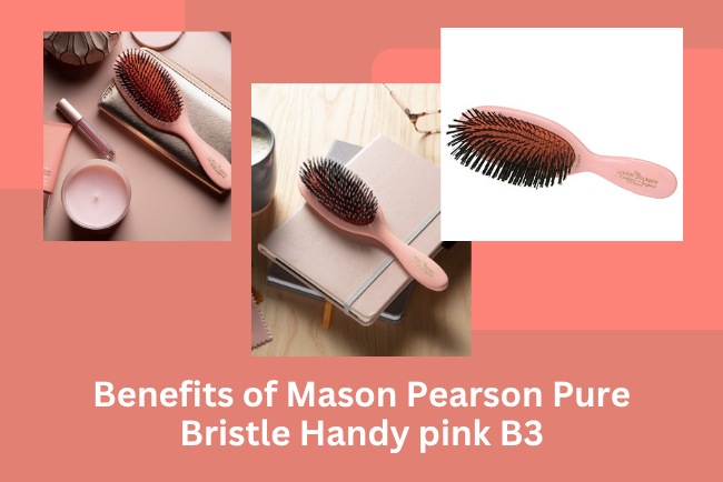 Mason Pearson Pure Bristle Handy pink B3