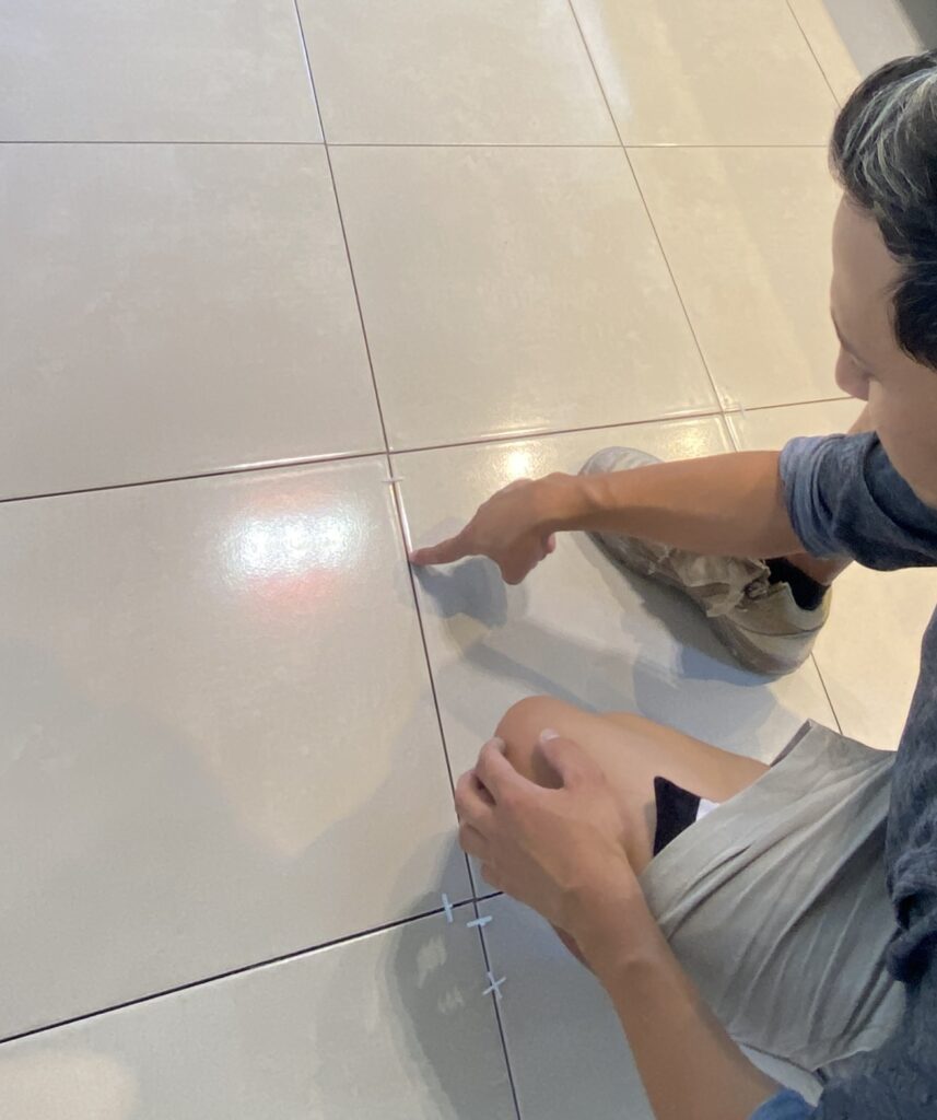 Cracked tile repair