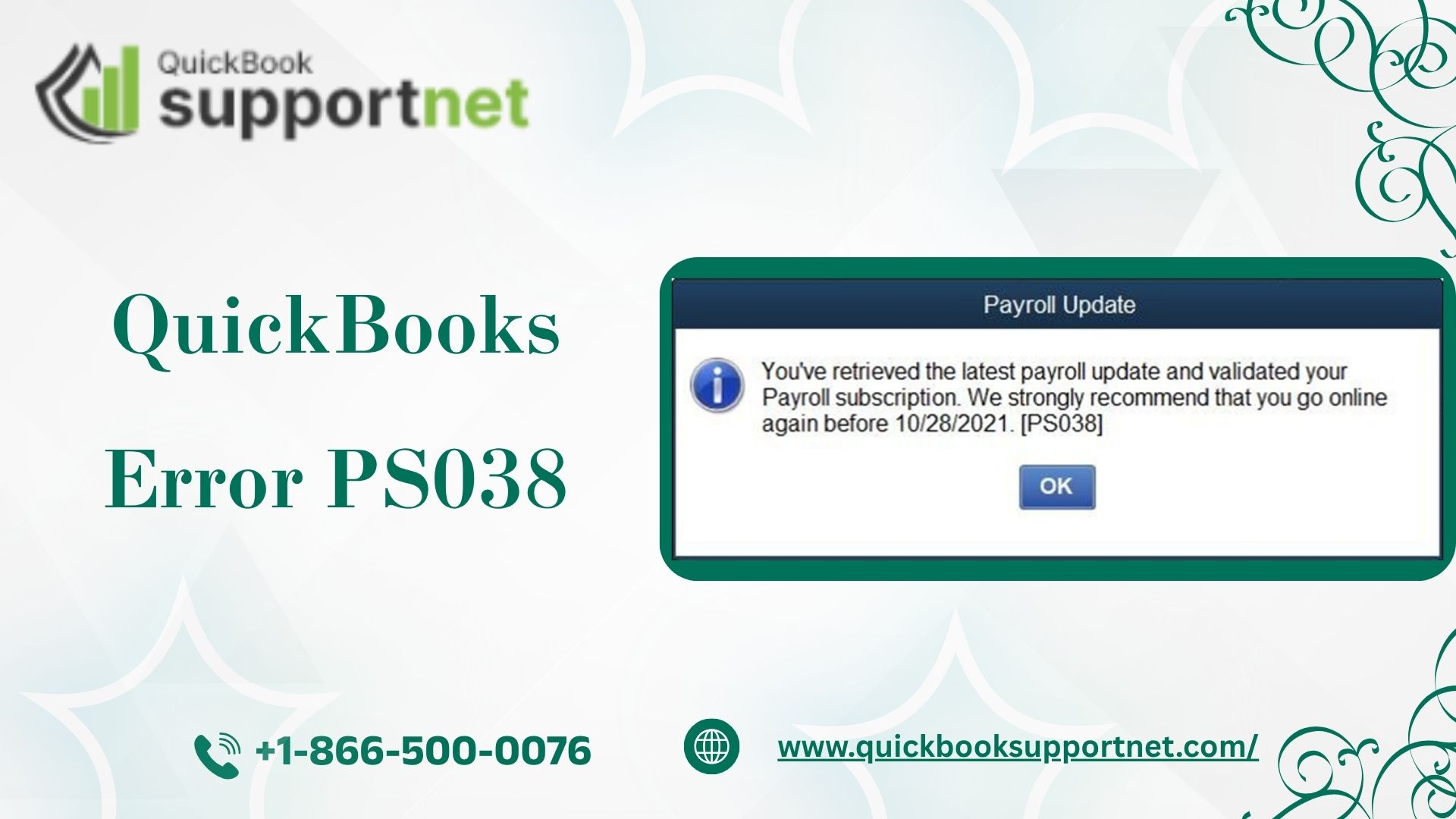QuickBooks Error PS038