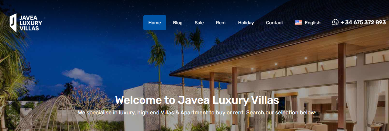 Luxury Holiday Villas Javea