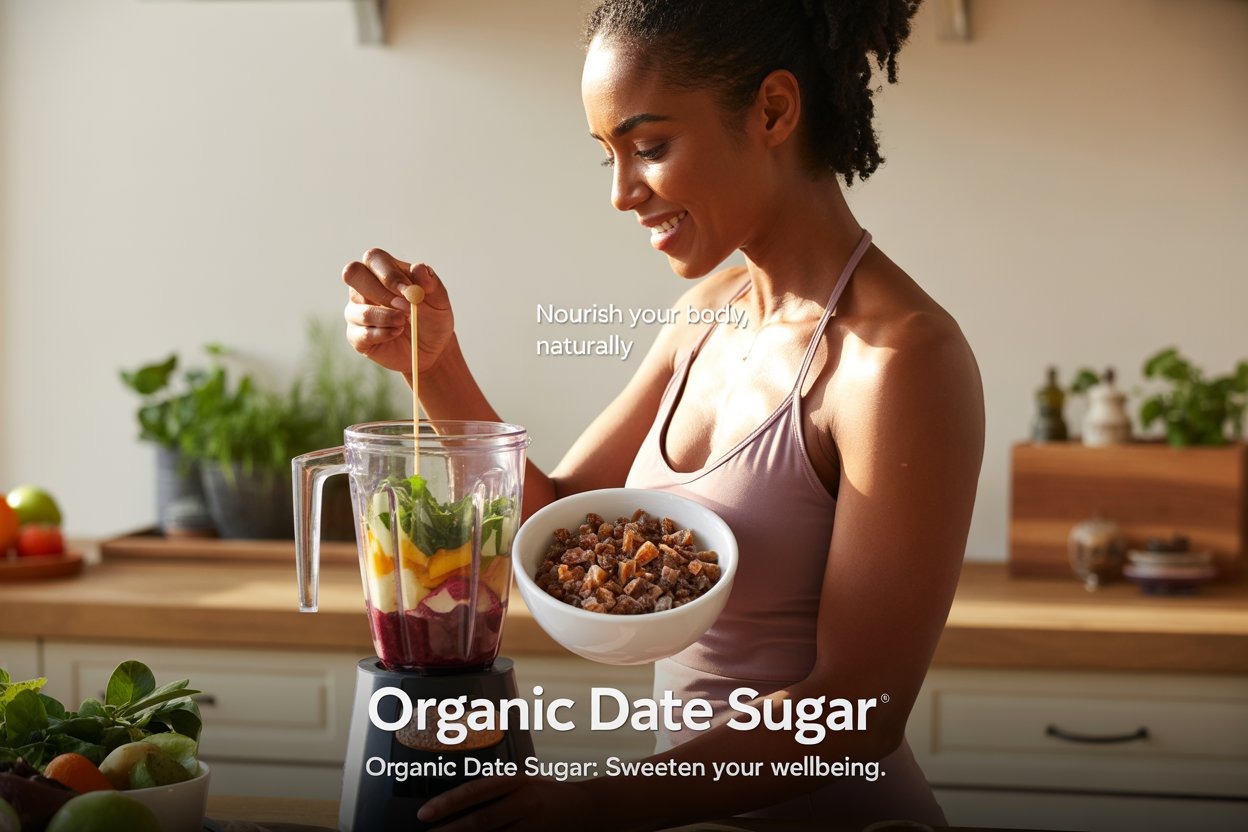 Organic date sugar powder