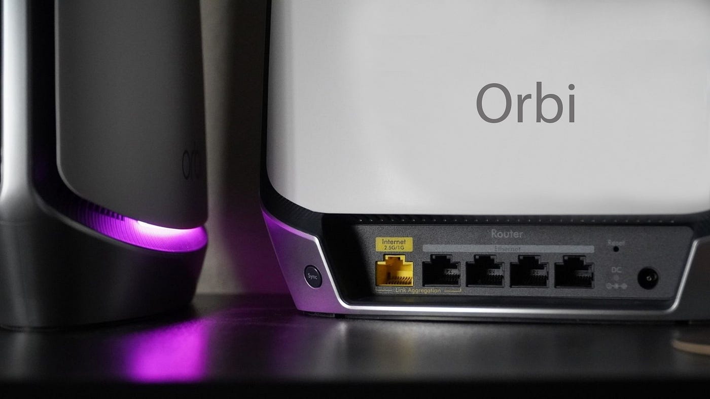 orbi flashing purple light