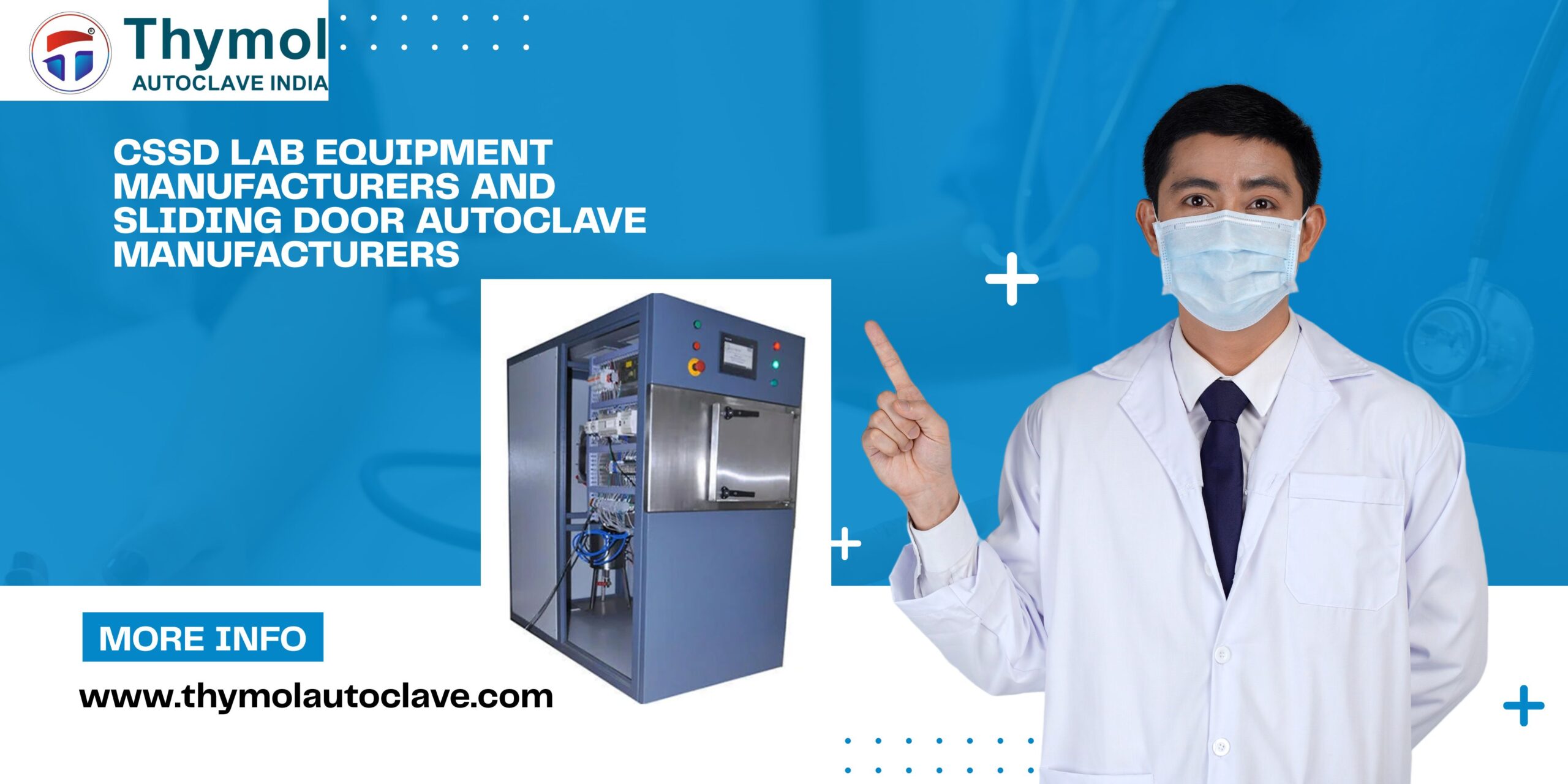 CSSD Lab Equipment Manufacturers and Sliding Door Autoclave Manufacturers