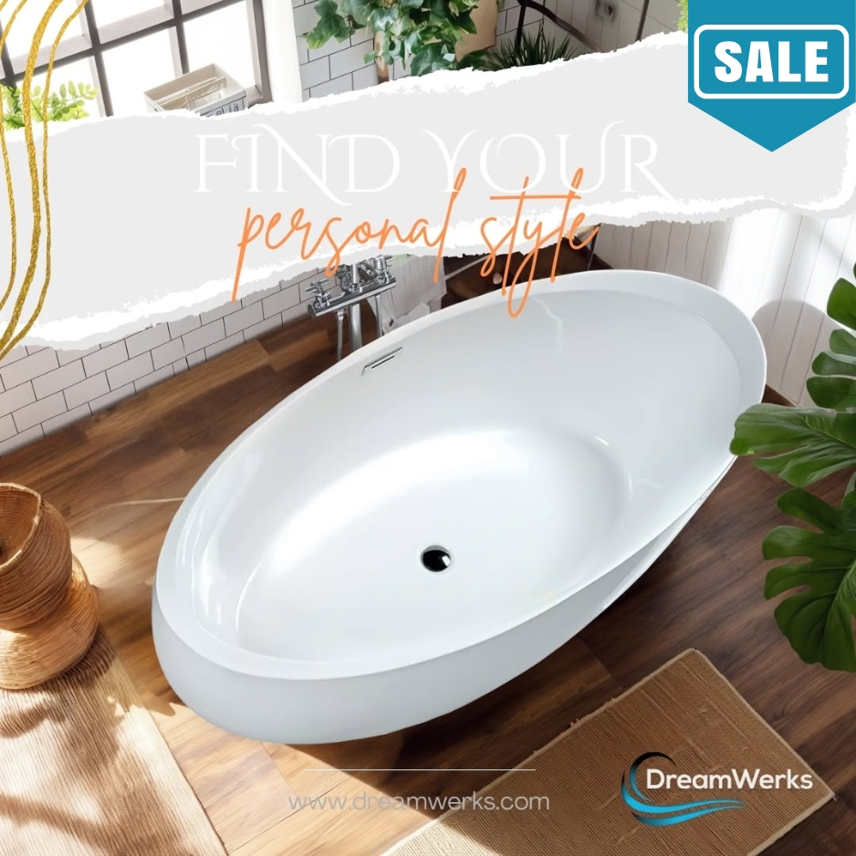 Discover Stylish & Luxury bathtubs only at Dreamwerks