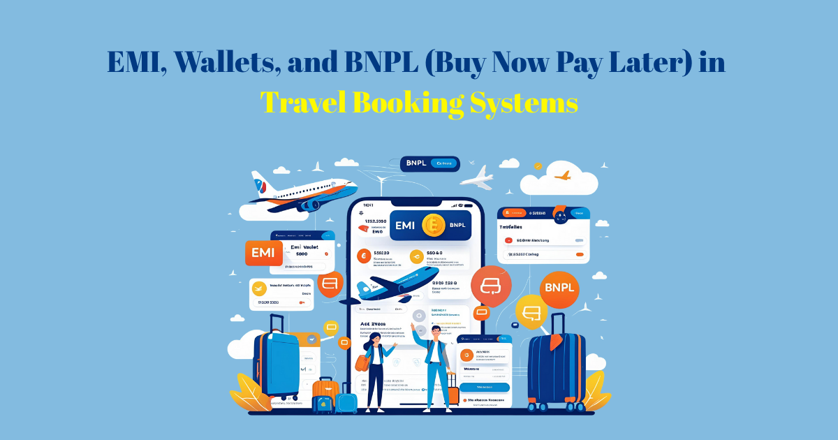 EMI, Wallets, and BNPL (Buy Now Pay Later) in Travel Booking Systems