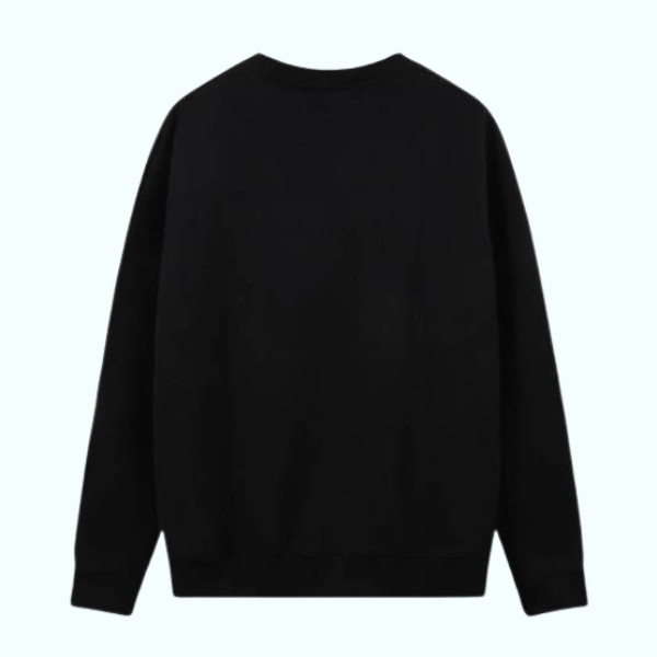 Sudadera Negra De Cuello Redondo Nike X Stussy