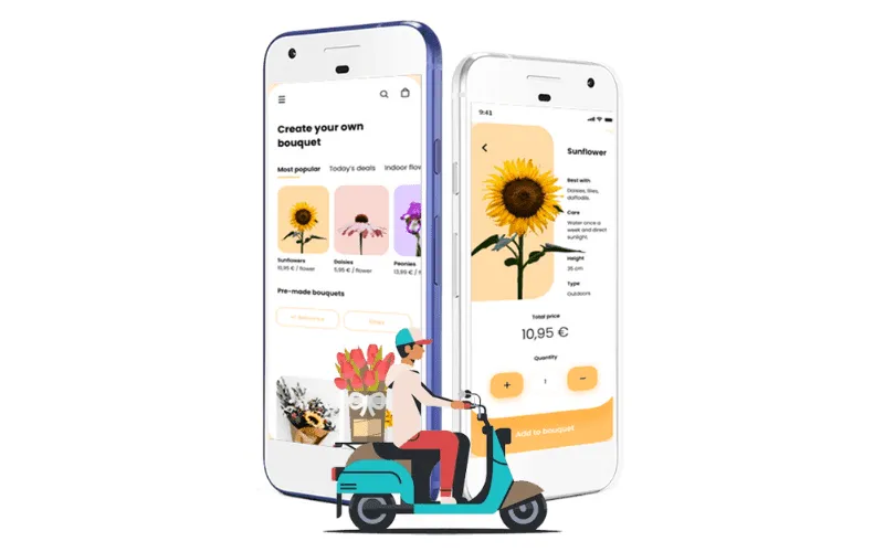 Custom delivery app