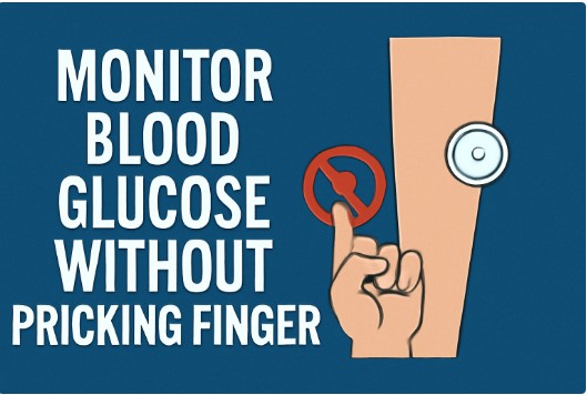 monitoring blood glucose without pricking finger