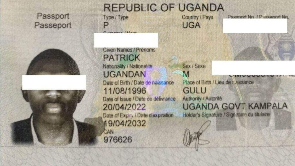 Documents for Rwanda eVisa