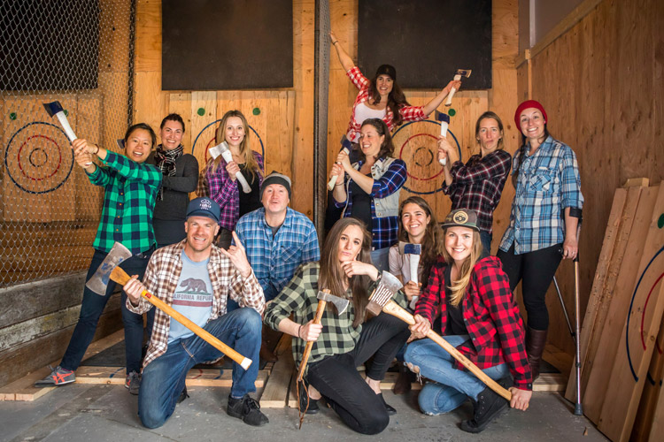 axe throwing league near me