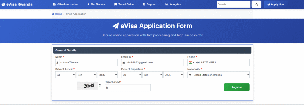 How to Apply Rwanda eVisa