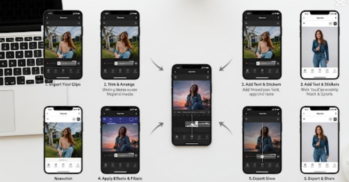 editing TikTok videos with CapCut