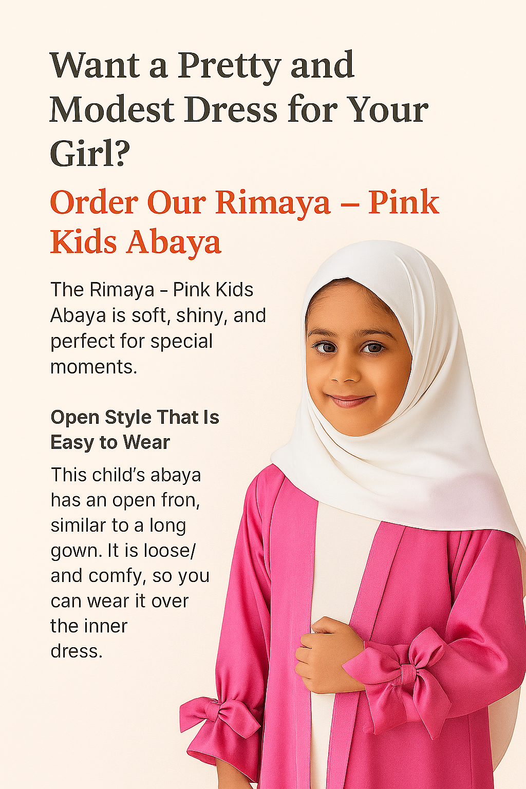 Rimaya Kids Abaya