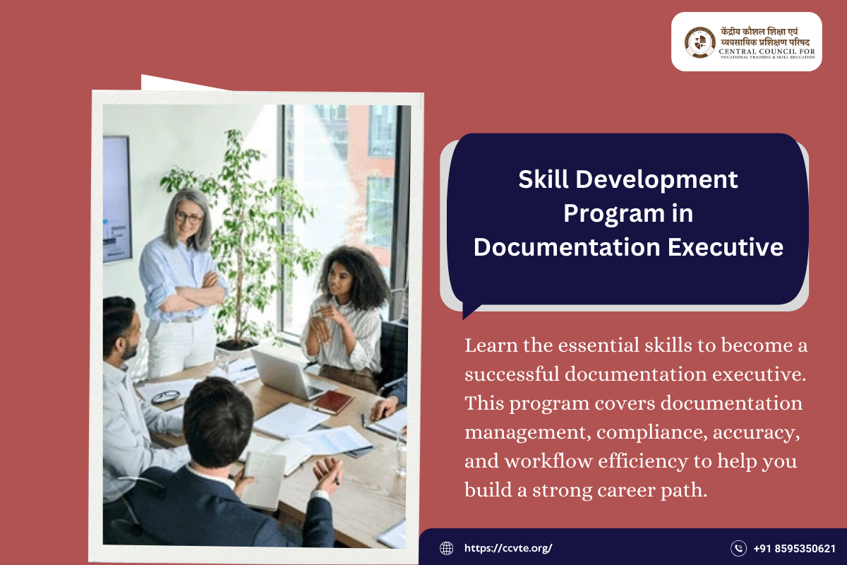 Documentation Executive Training Program at CCVTE for skill development and career growth.