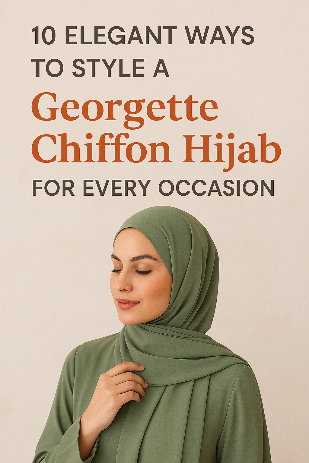 georgette chiffon hijab