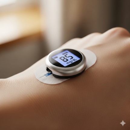 monitor blood glucose without pricking finger 