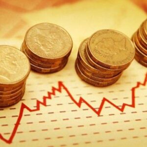 Graph showing growth potential of best penny stocks in India for long-term wealth creation.