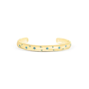evil eye gold bangle