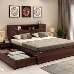 bed design from wooden street