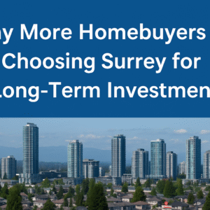 Why More Homebuyers Are Choosing Surrey for Long-Term Investment