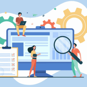 New York City skyline with business icons representing startups and digital hiring tools for 2025